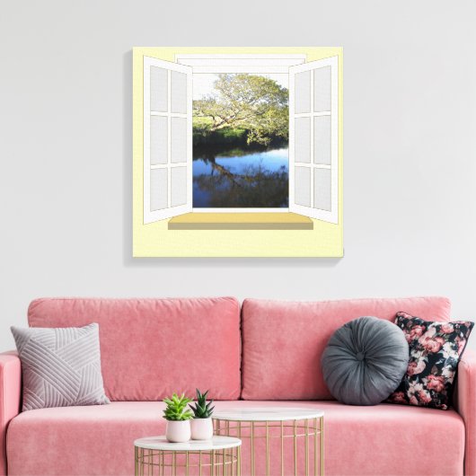 De Scene Canvas Afdruk (Insitu (Woonkamer))