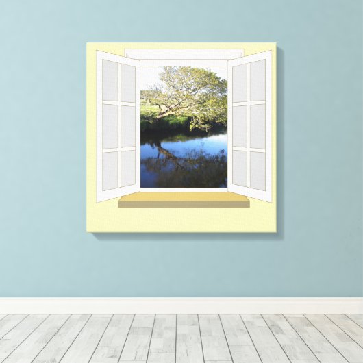 De Scene Canvas Afdruk (Insitu (Houten vloer))