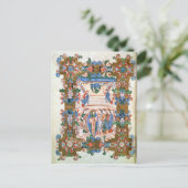 De scène van Christus Briefkaart (Staand voorkant)