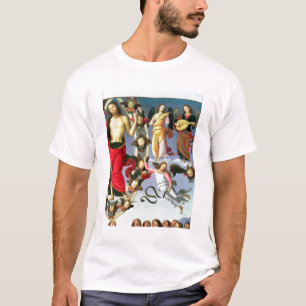 De scène van Christus, detail van Christus en mus T-shirt