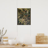 De scène van Christus (fresco) Poster (Keuken)
