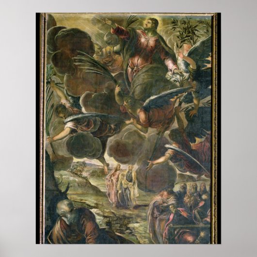 De scène van Christus (fresco) Poster (Voorkant)
