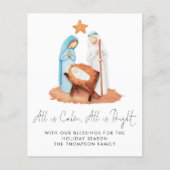 De Scène van de Nativiteit van de begroting allen (Voorkant)