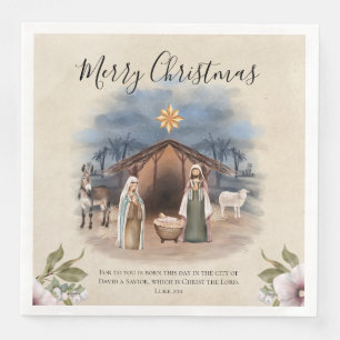 De Scène van de Nativiteit van de waterverf met B Servet