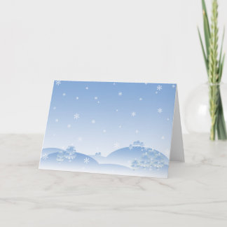De Scène van de sneeuw Feestdagen Kaart