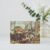 De Scène van de winter, 16de eeuw Briefkaart (Staand voorkant)