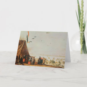 De Scène van de winter Feestdagen Kaart
