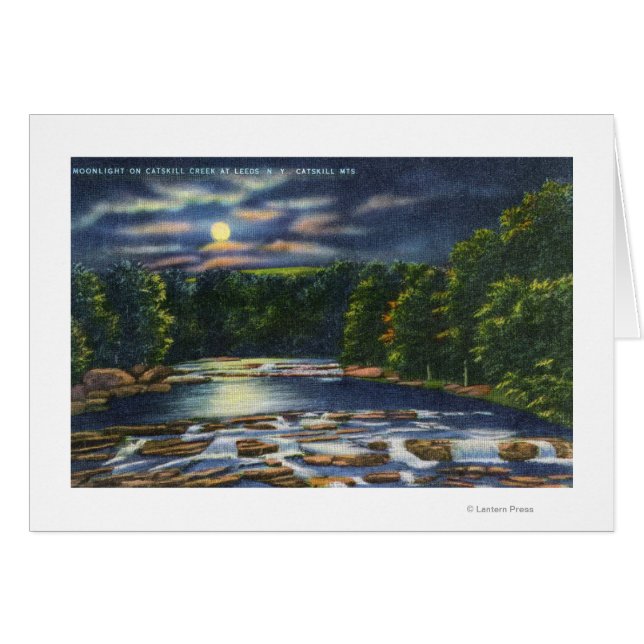 De Scène van het moonlight op de Creek van de Catv (Voorkant Horizontaal)