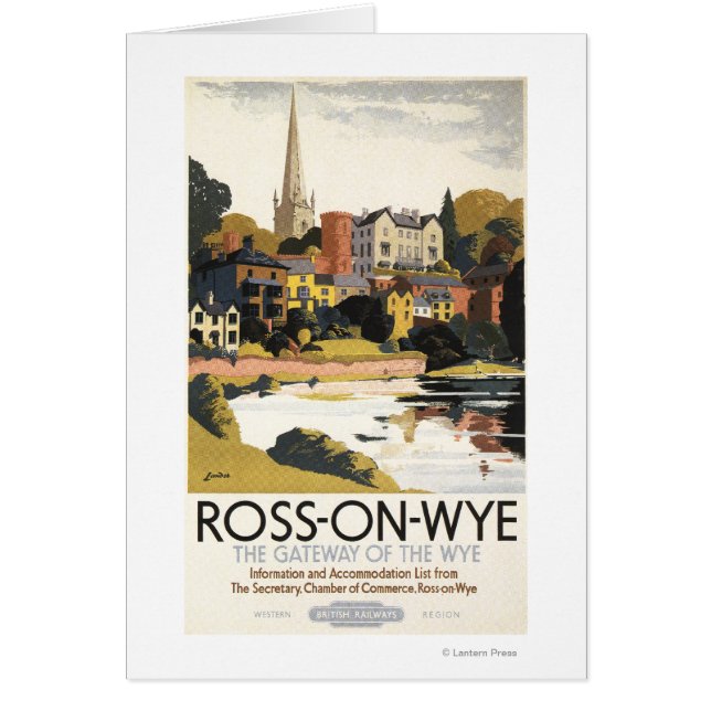 De Scene van het Poster van de Britse Spoorwegen (Voorkant)