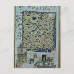 De scène van Mohammed Briefkaart