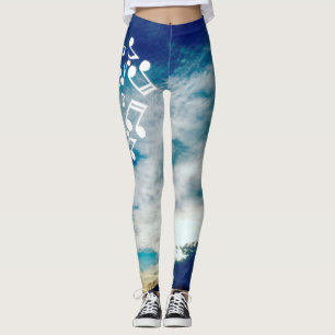 De Scènes van de muziek Leggings