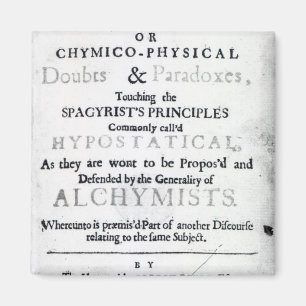 'De sceptische chymist' Magneet