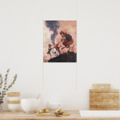 De schaamte Hobgoblin van Edmund Dulac Poster (Keuken)