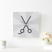 De Schaar van de herenkapper Vierkante Klok (Huis)