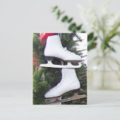 De Schaatsen van de vakantie Feestdagenkaart (Staand voorkant)