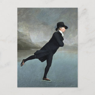 De schaatsminister schilderij van Henry Raeburn Briefkaart