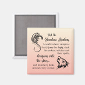 De schaduw herstelt Brenda K Davies Magnet Magneet (Voorkant / Achterkant)