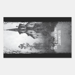 De schaduw over Insmouth Lovecraft Cthulhu Mythos Rechthoekige Sticker
