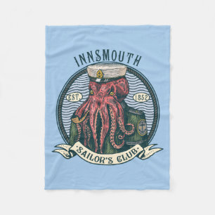 De schaduw over Insmouth Lovecraft Cthulhu Sailor Fleece Deken