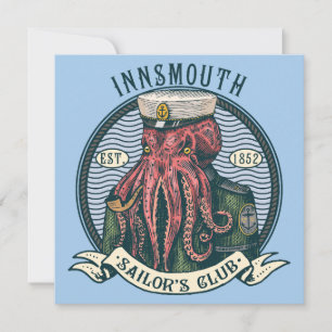 De schaduw over Insmouth Lovecraft Cthulhu Sailor Kaart