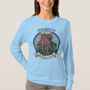 De schaduw over Insmouth Lovecraft Cthulhu Sailor T-shirt