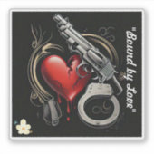 De schaduw van de liefde sticker (Voorkant)