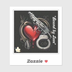 De schaduw van de liefde sticker