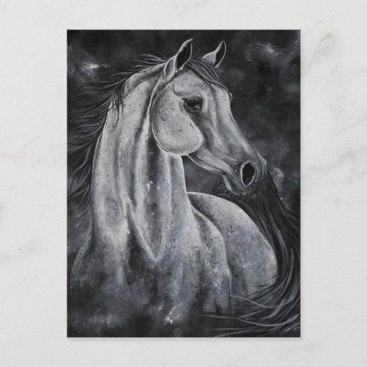 De schaduw van de nacht briefkaart (Voorkant)