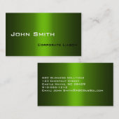 De schaduw van Groene Standaard Visitekaartjes (Voorkant / Achterkant)