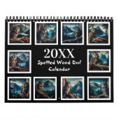 De schaduw van het gevlekte woud van de uil: een j kalender (Hoes)