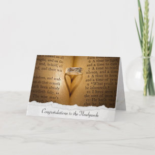 De Schaduw van het Hart van de Ring van het huweli Kaart