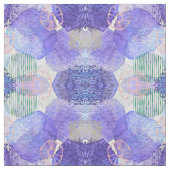 De schaduw van Lavender en Groene Abstracte Bloeme Stof (Swatch)