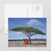 De schaduwboom van 1992 briefkaart (Voorkant / Achterkant)