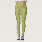 De schaduwen van Groen personaliseren de Leggings  (Voorkant)