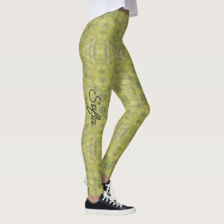 De schaduwen van Groen personaliseren de Leggings 