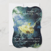 DE SCHAKELAAR, SCHAKELAAR 16 BIRTHDAY PARTIJ Blauw Kaart (Achterkant)