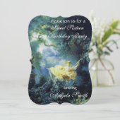 DE SCHAKELAAR, SCHAKELAAR 16 BIRTHDAY PARTIJ Blauw Kaart (Staand voorkant)