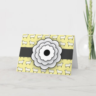 De schapen danken u kaarden bedankkaart