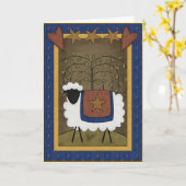 De Schapen van de sympathie Kaart (Gele Bloem)