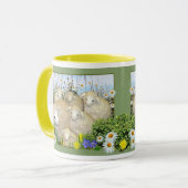 De schapenstapel mok (Voorkant links)