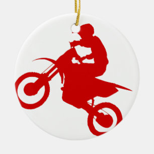 (De scharlaken) FIETS van het VUIL Keramisch Ornament