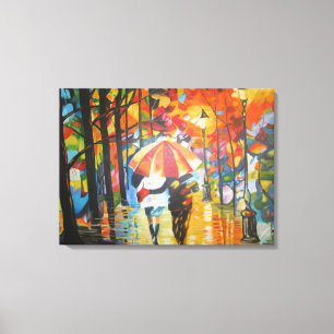 De scharlaken stilte canvas afdruk