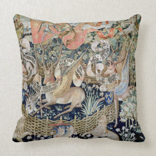 De scharnierende deer (tapestry) kussen
