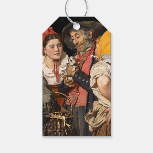 De schat van het oude Man (Karl Gussow) Cadeaulabel (Voorkant)