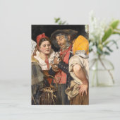 De schat van het oude Man (Karl Gussow) Kaart (Staand voorkant)