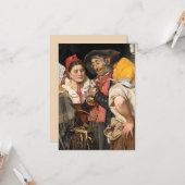 De schat van het oude Man (Karl Gussow) Kaart (Voorkant / Achterkant in situ)