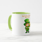 De schat van Lucky Leprechaun Mok (Voorkant links)