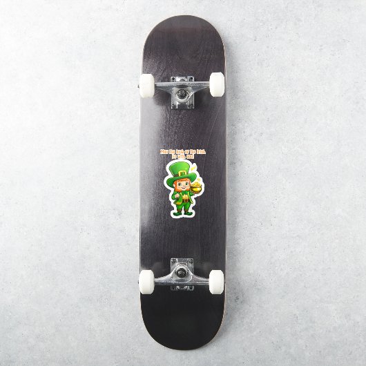 De schat van Lucky Leprechaun Sticker (Skateboard)