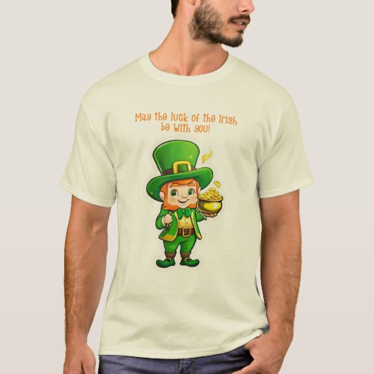 De schat van Lucky Leprechaun T-shirt (Voorkant)