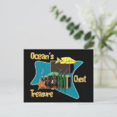 De schatkist van de oceaan briefkaart (Staand voorkant)